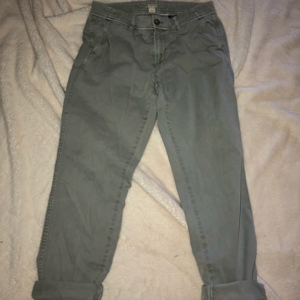 J. Crew straight leg pant in stretch chino